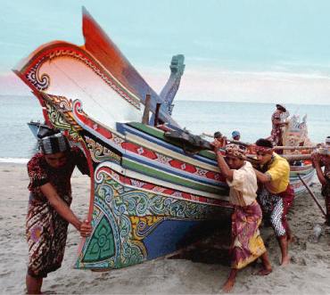 Malaysia fisherman boat